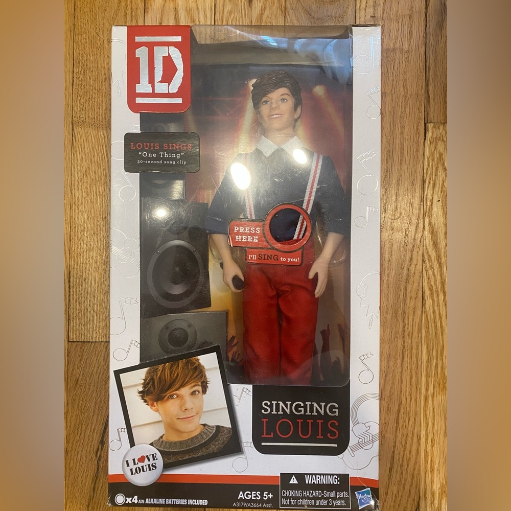 COPY - Louis Tomlinson Rare 2011 Singing One Direction Doll